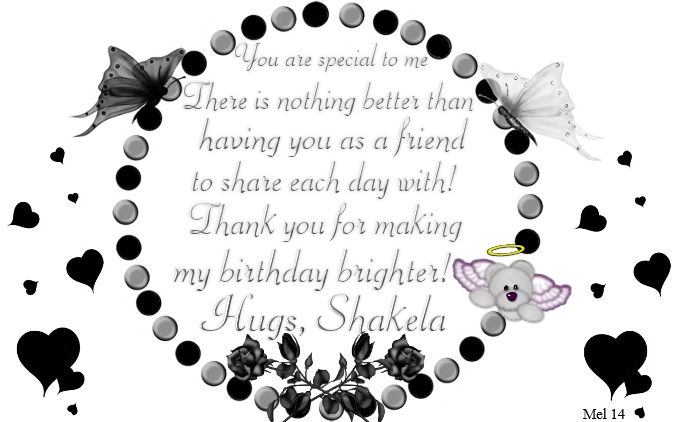 Shakela -You are special to me...
