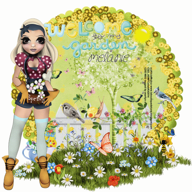welcome to my garden/Melanie