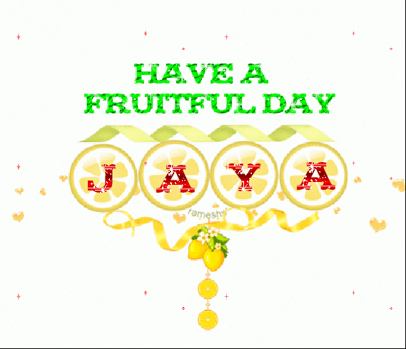 FRUITFUL DAY - JAYA