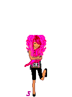Pink hair