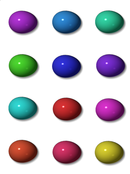 Easter Eggs  background