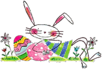 Easter Bunny relaxing