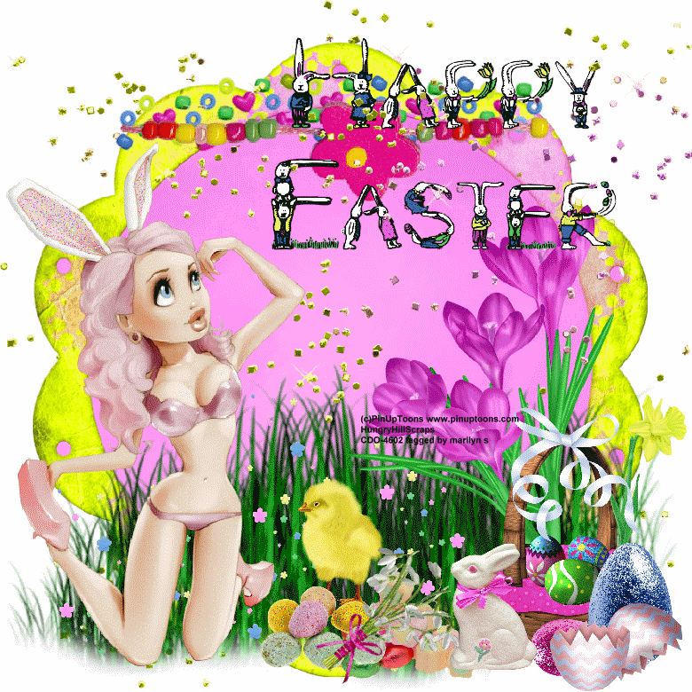 Happy Easter/bunny girl