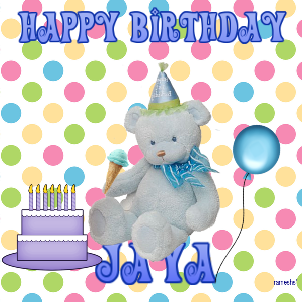 HAPPY B'DAY - JAYA