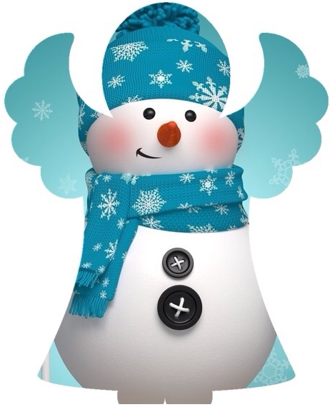 Snowman Angel