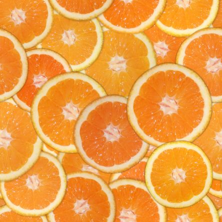 orange slices seamless background