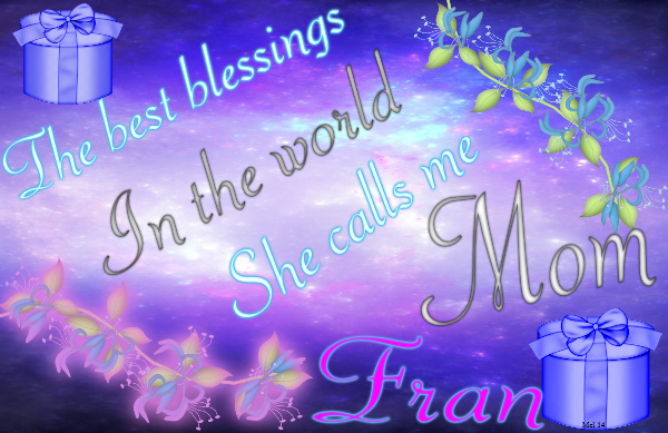 Fran -The best blessings in...