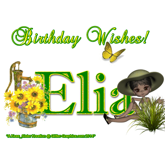 Elia - Birthday Wishes - Girl
