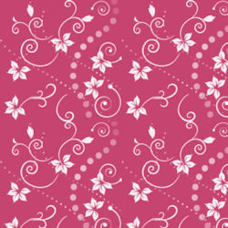 Flowers on Mauve Pink -Seamless
