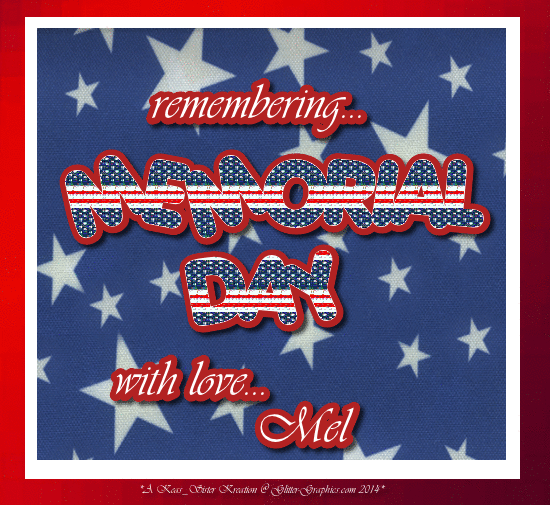 Mel - Memorial Day - Red White Blue