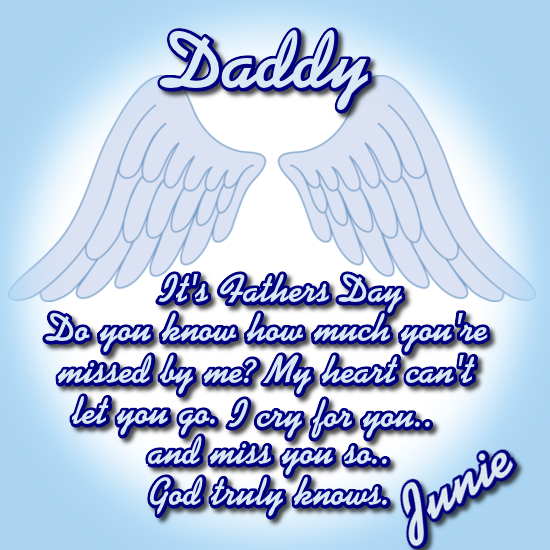 Junie - Daddy - Angel Wings