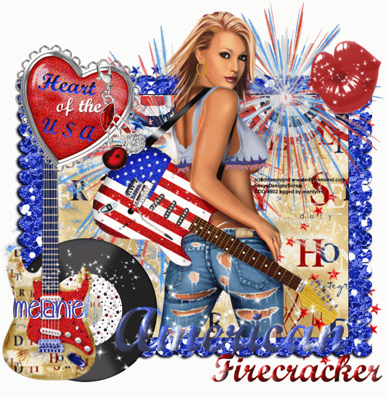 American firecracker/4th of july/Melanie