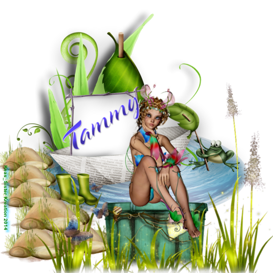 Tammy - Paper Boat - Frog