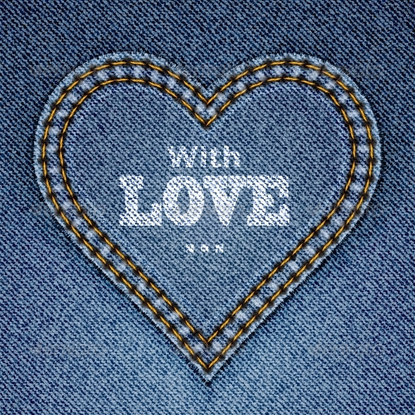 JEANS HEART LOVE  BACKGROUND