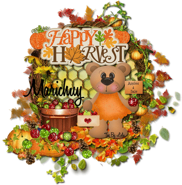 Marichuy - Happy Harvest Bear Autumn Fall