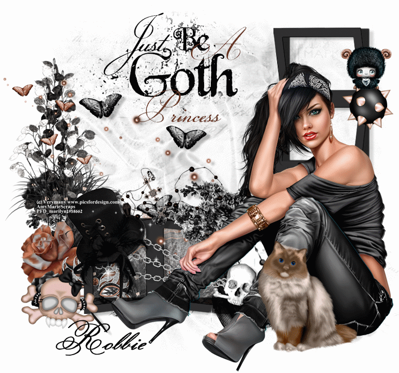 Just be a Goth princess/Robbie