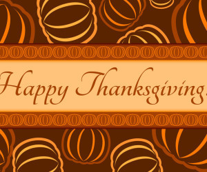 Background - Happy Thanksgiving - Fall/Autumn