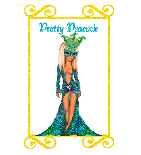 Pretty peacock