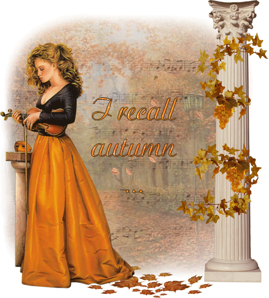 I recall autumn...