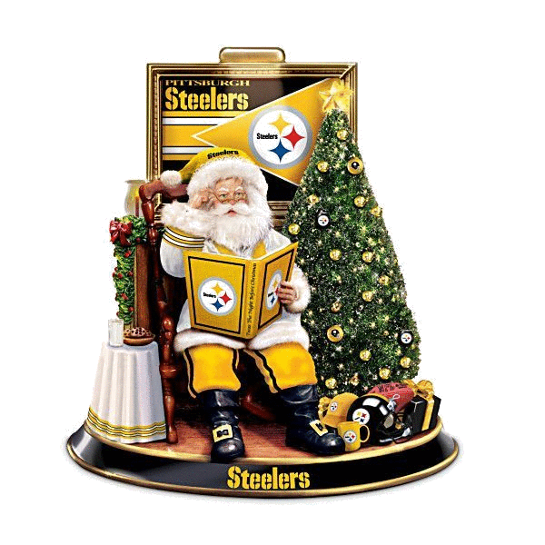 Steeler Santa (in Clipart)