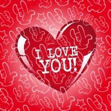 ASL  I LOVE YOU HAND BACKGROUND