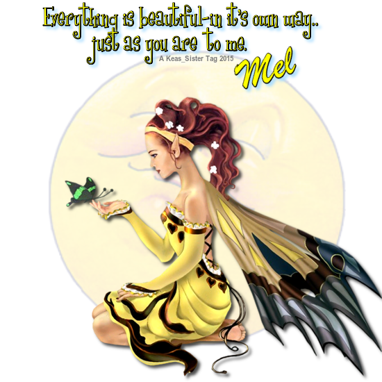 Mel - Everything Is - Girl With Butterfly