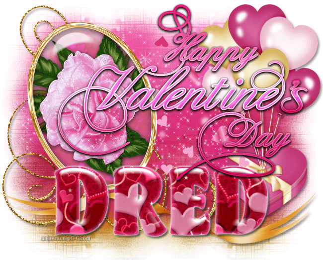 Dred-Valentine's Day pink