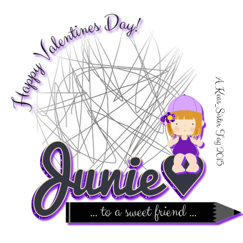 Junie - Scribble - Girl - Heart