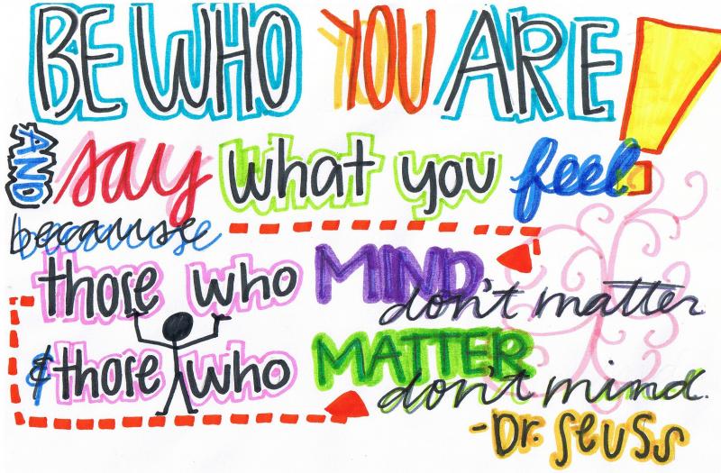 be who you are