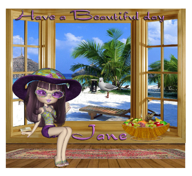 Have a beautiful day - Jane