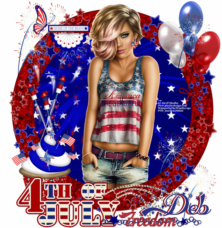 4th of july/Deb
