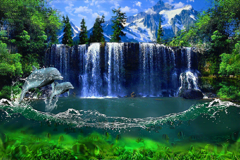 water fall