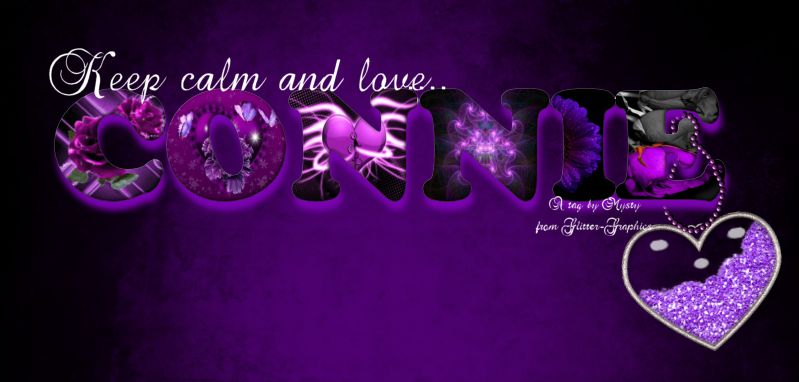 Keep calm and love connie