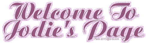 Welcome to Jodie's page