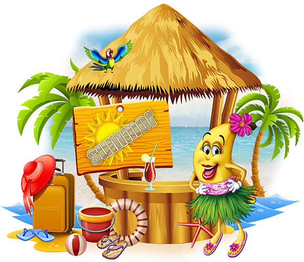 Cute Summer Banana