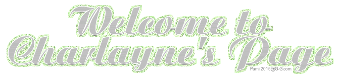 Welcome to Charlayne's Page