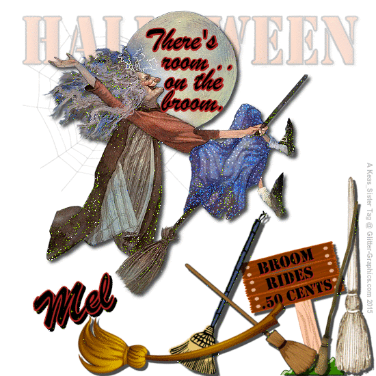 Mel - Room - Brooms - Witch