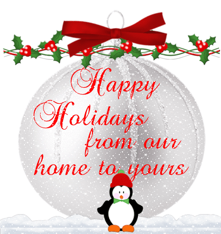 Happy Holidays from our home to yours