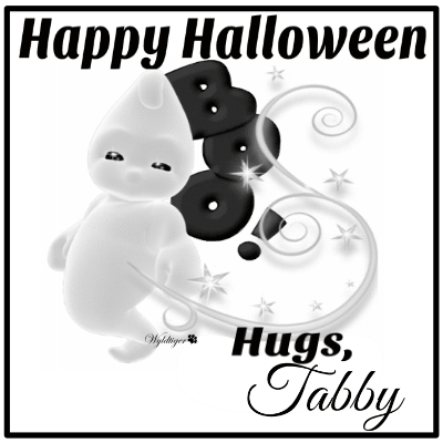 Happy Halloween - Tabby