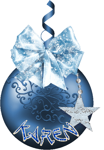Blue Ornament-Karen