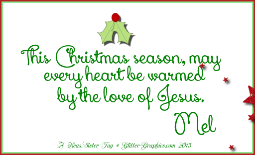 Mel - Christmas - Warmed - Jesus