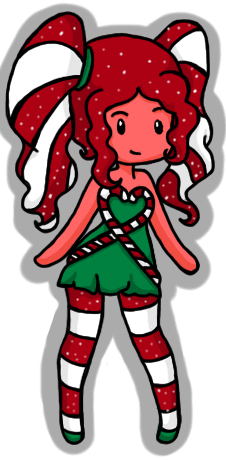 Candy Cane Girl