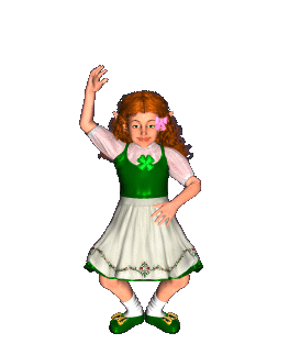 Irish dancer girl