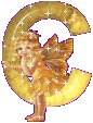 The angel with C letter