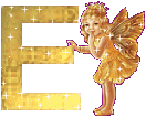 The angel with E letter