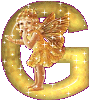 The angel with G letter