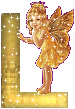The angel with L letter