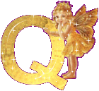 The angel with Q letter