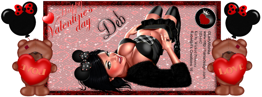 Deb -Happy Valentine's Day fb cover