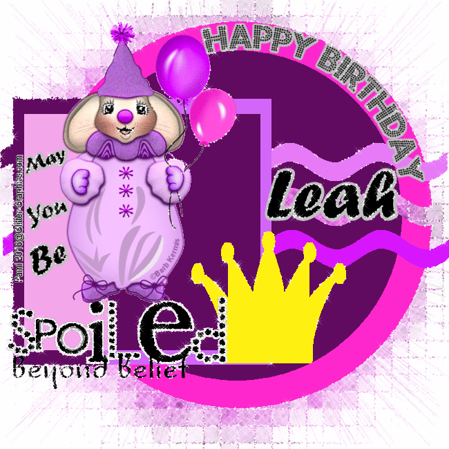 Happy Birthday ~ Leah